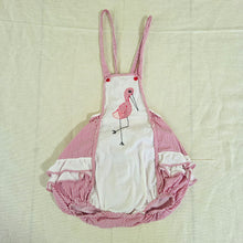 Load image into Gallery viewer, Vintage 50s/60s Crane Ruffle Bum Sunsuit 12 months
