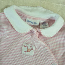 Load image into Gallery viewer, Y2k Pink Striped Cotton Romper 3-6 months
