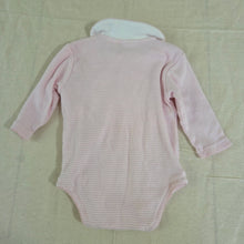 Load image into Gallery viewer, Y2k Pink Striped Cotton Romper 3-6 months
