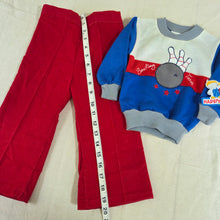 Load image into Gallery viewer, Vintage Deadstock Bowling Pullover + Pants Bundle 18-24 months
