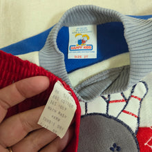 Load image into Gallery viewer, Vintage Deadstock Bowling Pullover + Pants Bundle 18-24 months
