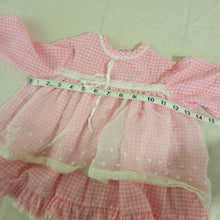 Load image into Gallery viewer, Vintage Pink Gingham Dress 9-12 months
