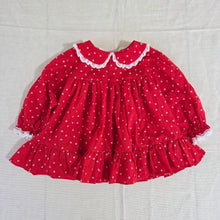 Load image into Gallery viewer, Vintage Bryan Red Floral Short Dress 6-9 months
