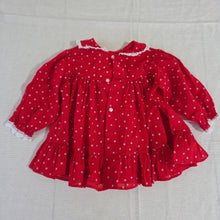 Load image into Gallery viewer, Vintage Bryan Red Floral Short Dress 6-9 months
