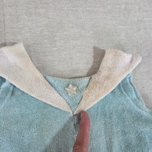 Load image into Gallery viewer, Vintage Nautical Terrycloth Romper 0-3 months

