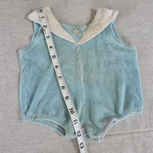 Load image into Gallery viewer, Vintage Nautical Terrycloth Romper 0-3 months
