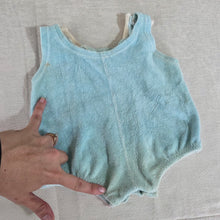 Load image into Gallery viewer, Vintage Nautical Terrycloth Romper 0-3 months
