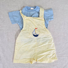 Load image into Gallery viewer, Vintage Sailboat Cotton Bundle 6-9 months
