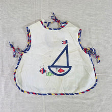 Load image into Gallery viewer, Vintage Sailboat + Fish Apron Top 6-12 months
