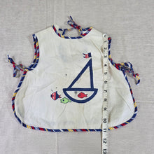 Load image into Gallery viewer, Vintage Sailboat + Fish Apron Top 6-12 months
