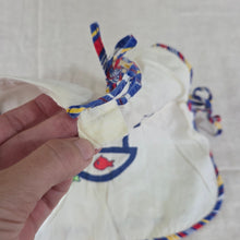 Load image into Gallery viewer, Vintage Sailboat + Fish Apron Top 6-12 months
