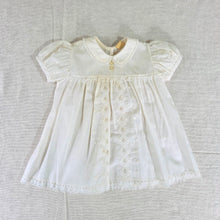 Load image into Gallery viewer, Vintage Cream Lacey Dress 6-9 months
