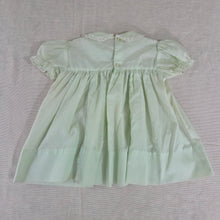 Load image into Gallery viewer, Vintage Green Lacey Dress 6-9 months
