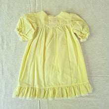 Load image into Gallery viewer, Vintage Yellow Gown Dress 0-3 months

