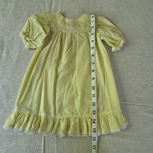 Load image into Gallery viewer, Vintage Yellow Gown Dress 0-3 months
