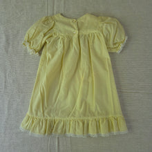 Load image into Gallery viewer, Vintage Yellow Gown Dress 0-3 months
