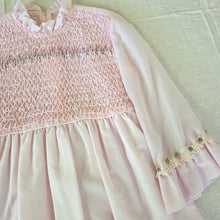 Load image into Gallery viewer, Vintage Pink Smocked Dress 4t/5t

