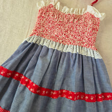 Load image into Gallery viewer, Vintage Halter Top Floral Dress 5t
