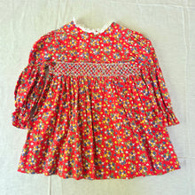 Load image into Gallery viewer, Vintage 70s Floral Long Sleeve Dress 2t
