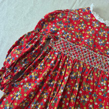 Load image into Gallery viewer, Vintage 70s Floral Long Sleeve Dress 2t
