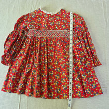 Load image into Gallery viewer, Vintage 70s Floral Long Sleeve Dress 2t
