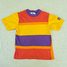 Load image into Gallery viewer, Vintage Colorful Striped Tee 4t

