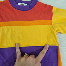 Load image into Gallery viewer, Vintage Colorful Striped Tee 4t
