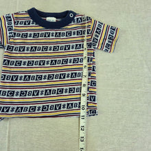 Load image into Gallery viewer, Vintage ABC Striped Shirt 6-9 months
