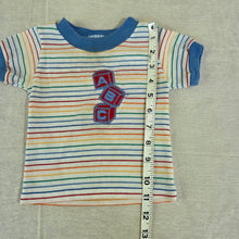Load image into Gallery viewer, Vintage Healthtex ABC Striped Shirt 6-9 months
