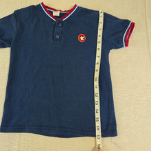 Load image into Gallery viewer, Vintage Star Navy Ringer Shirt 5t
