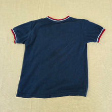 Load image into Gallery viewer, Vintage Star Navy Ringer Shirt 5t
