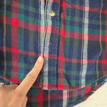 Load image into Gallery viewer, Vintage Plaid Buttondown Long Sleeve 3t
