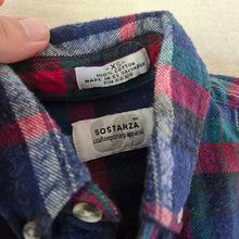Load image into Gallery viewer, Vintage Plaid Buttondown Long Sleeve 3t
