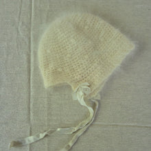 Load image into Gallery viewer, Vintage Blue Knit Sweater + Bonnet 3-6 months
