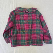 Load image into Gallery viewer, Vintage Tartan Plaid Girly Buttondown 2t/3t
