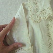 Load image into Gallery viewer, Vintage Lacey Cream Sweater 18 months
