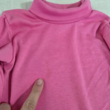 Load image into Gallery viewer, Vintage Pink Turtleneck Long Sleeve 12-18 months
