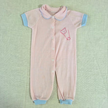 Load image into Gallery viewer, Vintage Bear Pin Baby PJs 3-6
