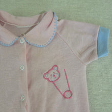Load image into Gallery viewer, Vintage Bear Pin Baby PJs 3-6
