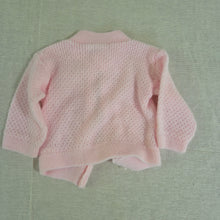 Load image into Gallery viewer, Vintage Pink Knit Cardigan 3-6 months
