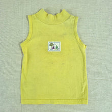 Load image into Gallery viewer, Vintage Beach Yellow Sleeveless Top 3t
