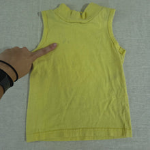 Load image into Gallery viewer, Vintage Beach Yellow Sleeveless Top 3t
