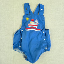Load image into Gallery viewer, Vintage Ship Sailing Sunsuit 3-6 months
