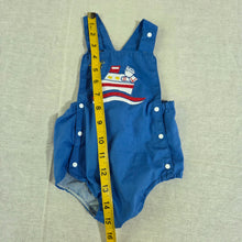Load image into Gallery viewer, Vintage Ship Sailing Sunsuit 3-6 months
