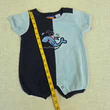 Load image into Gallery viewer, Vintage Whale Nautical Romper 6-9 months
