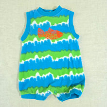 Load image into Gallery viewer, Y2k Fish Dyed Striped 6-9 months
