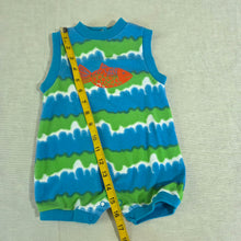 Load image into Gallery viewer, Y2k Fish Dyed Striped 6-9 months

