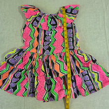 Load image into Gallery viewer, Vintage Neon Summery Short Dress 5t/6
