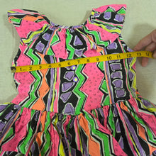 Load image into Gallery viewer, Vintage Neon Summery Short Dress 5t/6
