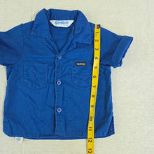 Load image into Gallery viewer, Vintage Oshkosh Blue Shirt 9-12 months
